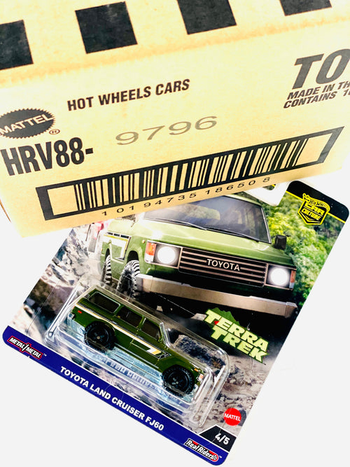 Hot Wheels 2024 Car Culture Toyota Land Cruiser FJ60 Factory Sealed Solid Pack (10 Cars)